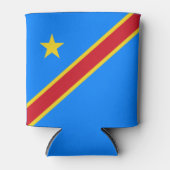 Vlag van Congo Kinshasa Blikjeskoeler (Voorkant)