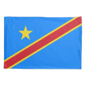 Vlag van Congo-Kinshasa Kussensloop (Achterkant)