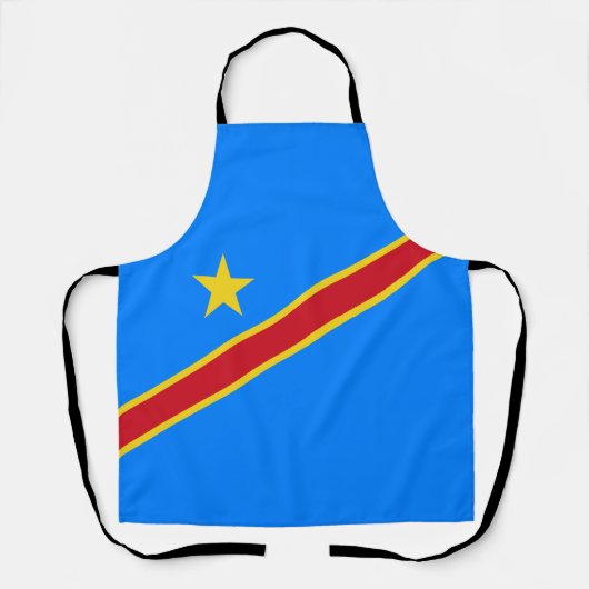 Vlag van Congo Kinshasa Schort (Voorkant)