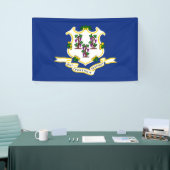 Vlag van Connecticut Spandoek (Beurs)