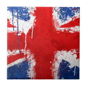 vlag van Cool England Tegeltje