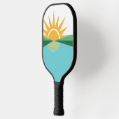 Vlag van Coral Springs, Florida Pickleball Paddle (Links)