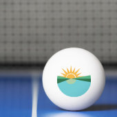 Vlag van Coral Springs, Florida Pingpongballen (Net)