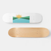 Vlag van Coral Springs, Florida Skateboard (Horizontaal)