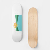 Vlag van Coral Springs, Florida Skateboard (Voorkant)
