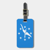 Vlag van Corpus Christi, Texas Bagagelabel (Voorkant verticaal)