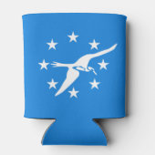 Vlag van Corpus Christi, Texas Blikjeskoeler (Achterkant)