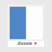 Vlag van Cossonay, Zwitserland Sticker (Vel)