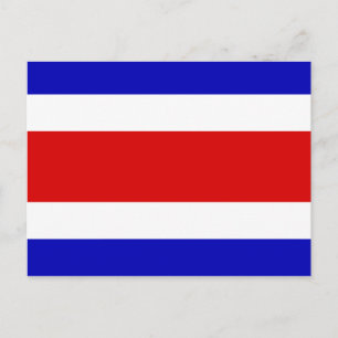 Vlag van Costa Rica Briefkaart