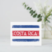 vlag van Costa Rica Briefkaart (Staand voorkant)