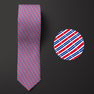 Vlag van Costa Rica Patroon Stropdas
