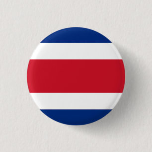 Vlag van Costa Rica Ronde Button 3,2 Cm