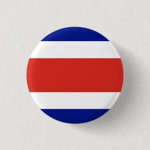 Vlag van Costa Rica Ronde Button 3,2 Cm