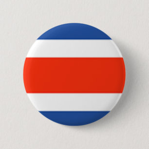 Vlag van Costa Rica Ronde Button 5,7 Cm