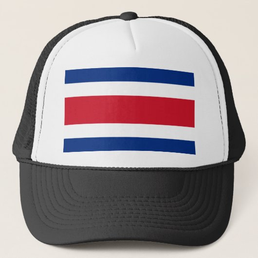 Vlag van Costa Rica Trucker Pet (Voorkant)