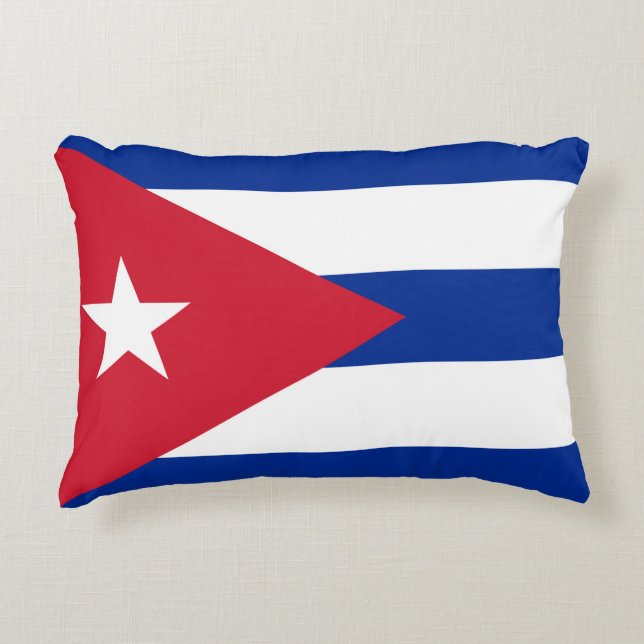 Vlag van Cuba Accent Kussen (Voorkant)