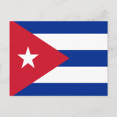Vlag van Cuba Briefkaart (Voorkant)