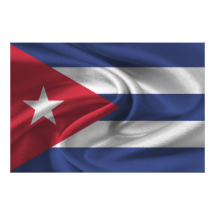 Vlag van Cuba Foto Afdruk