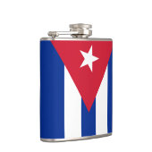 Vlag van Cuba Heupfles (Rechts)