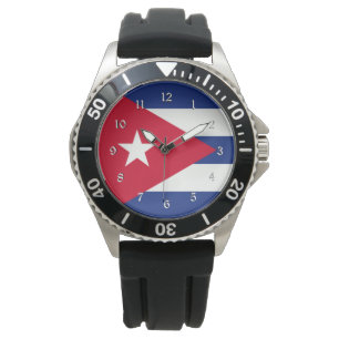 Vlag van Cuba Horloge
