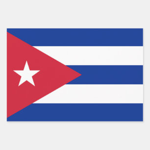 Vlag van Cuba Inpakpapier Vel