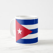 Vlag van Cuba Koffiemok (Voorkant links)