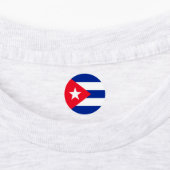 Vlag van Cuba Labels (Aangebracht)