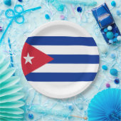 Vlag van Cuba Papieren Bordje (Feest)