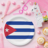 Vlag van Cuba Papieren Bordje (Feest)