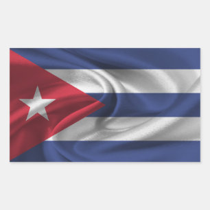 Vlag van Cuba Rechthoekige Sticker