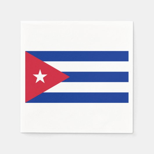 Vlag van Cuba Servet (Voorkant)