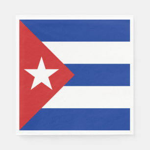 Vlag van Cuba Servet