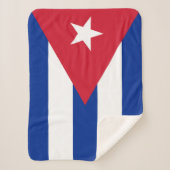 Vlag van Cuba Sherpa Deken (Voorkant)