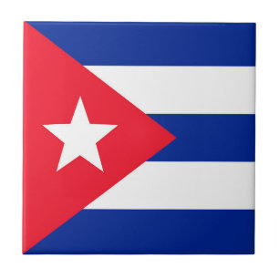 Vlag van Cuba Tegeltje