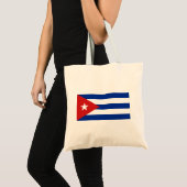 Vlag van Cuba Tote Bag (Voorkant (product))
