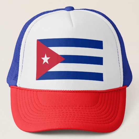 Vlag van Cuba Trucker Pet (Voorkant)