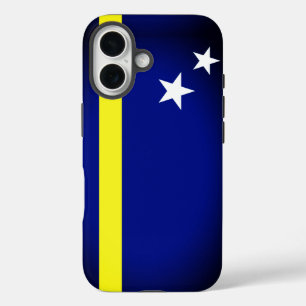 Vlag van Curaçao iPhone 16 Hoesje