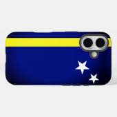 Vlag van Curaçao Case-Mate iPhone Case (Achterkant (horizontaal))