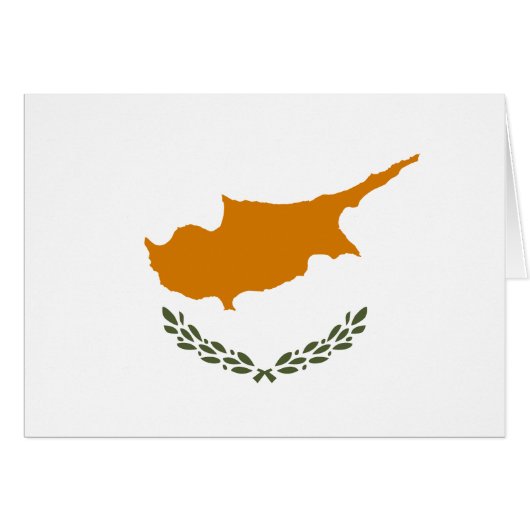 Vlag van Cyprus (Voorkant Horizontaal)