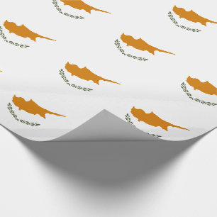 Vlag van Cyprus Cadeaupapier