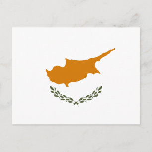 Vlag van Cyprus (Grieks-Cypriotisch) Briefkaart