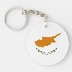 Vlag van Cyprus Sleutelhanger