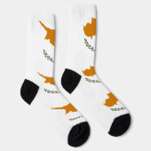 Vlag van Cyprus Sokken (Rechts)