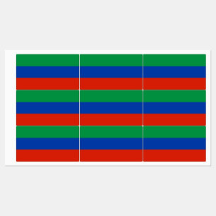 Vlag van Dagestan Labels