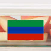 Vlag van Dagestan Labels (Aangebracht)