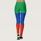 Vlag van Dagestan Leggings (Achterkant)