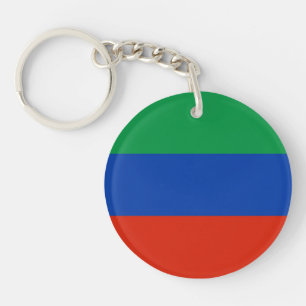 Vlag van Dagestan Sleutelhanger