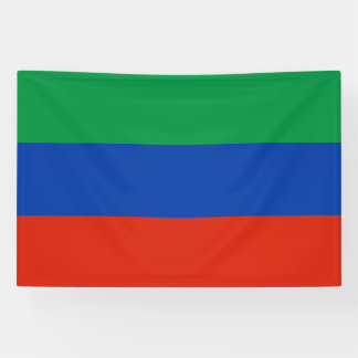 Vlag van Dagestan Spandoek