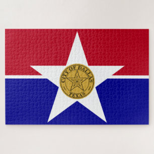 Vlag van Dallas (Texas) Legpuzzel