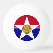 Vlag van Dallas, Texas Ping-Pong Ball (Achterkant)